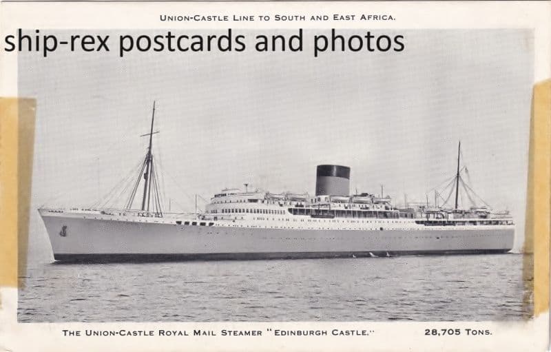 EDINBURGH CASTLE (1948, Union Castle)~b