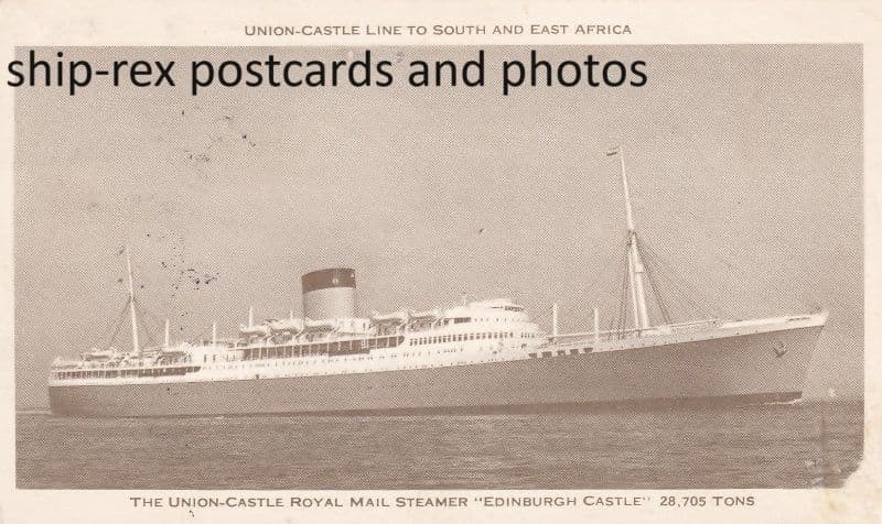 EDINBURGH CASTLE (1948, Union Castle)~c1