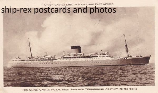 EDINBURGH CASTLE (1948, Union Castle)~d2