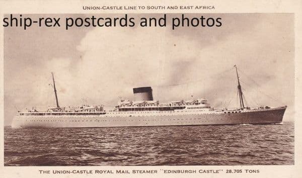EDINBURGH CASTLE (1948, Union Castle)~d3