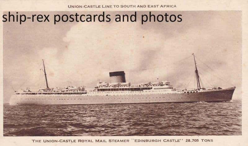 EDINBURGH CASTLE (1948, Union Castle)~d3