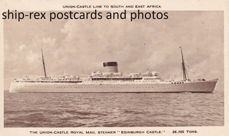 EDINBURGH CASTLE (1948, Union Castle)~e2