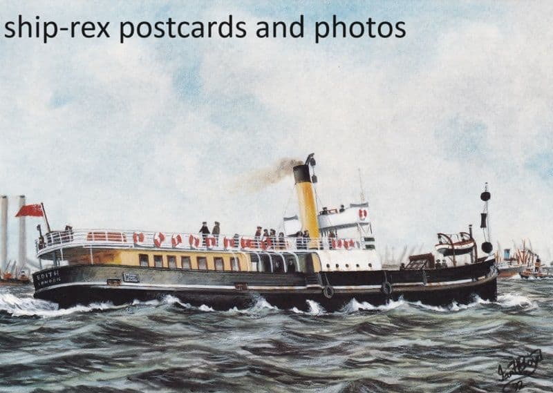 EDITH 1911 Tilbury-Gravesend Ferry
