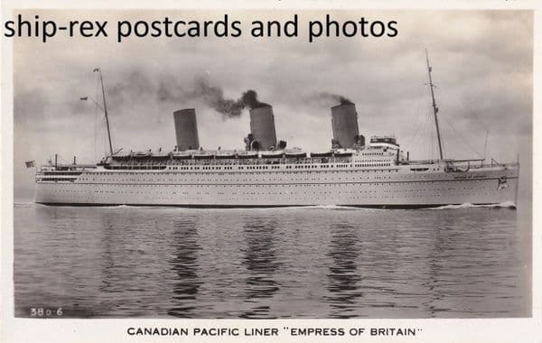 EMPRESS OF BRITAIN (1931, Canadian Pacific)~b