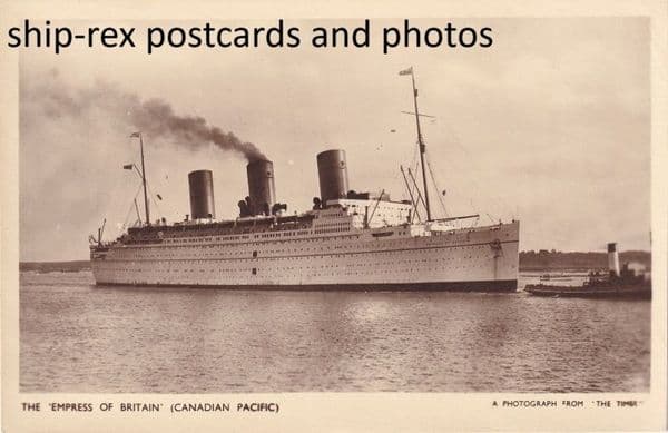 EMPRESS OF BRITAIN (1931, Canadian Pacific)~d