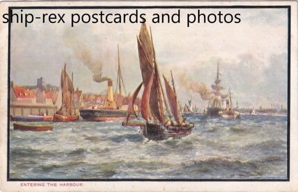 Entering the harbour a