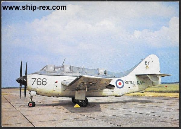 Fairey Gannet at Duxford - postcard