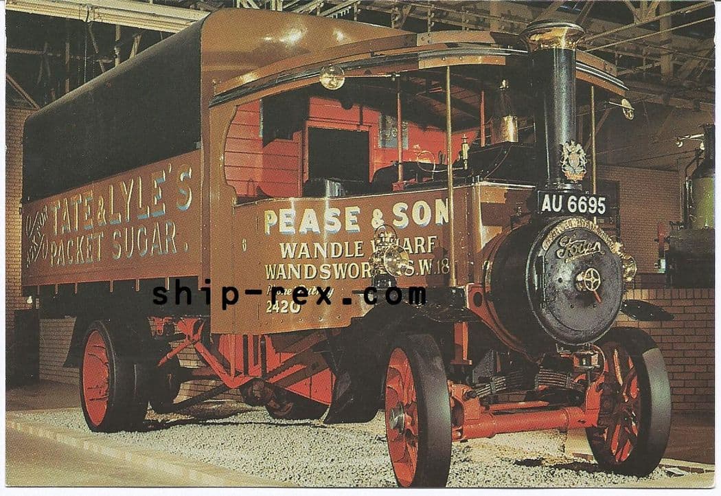 Foden 'C' Type Steam Lorry - postcard