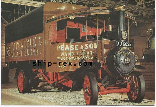 Foden 'C' Type Steam Lorry - postcard