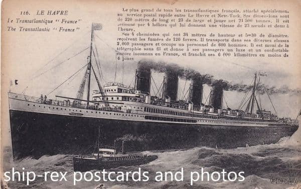 FRANCE (1912, CGT/French Line)~bb
