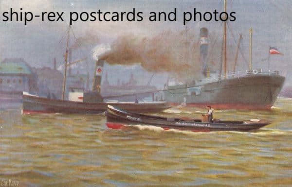 German cargo ship by Christopher Rave