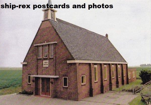 Goudswaard (South Holland) reformed church, postcard