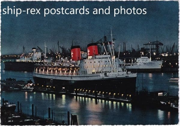 HANSEATIC (1958, German Atlantic Line)~a