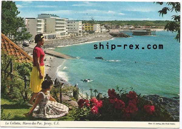 Havre-des-Pas, Jersey - John Hinde Postcard