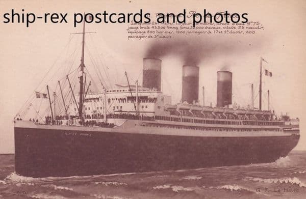 ILE DE FRANCE (1928a, CGT / French Line)~a