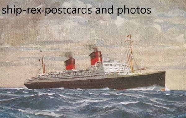 ILE DE FRANCE (1928b, CGT / French Line)~c