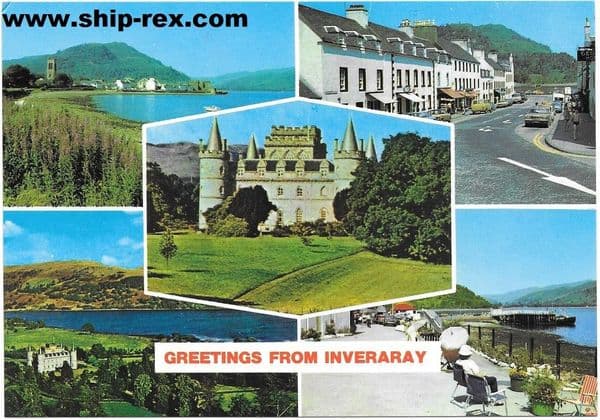 Inveraray - multiview postcard
