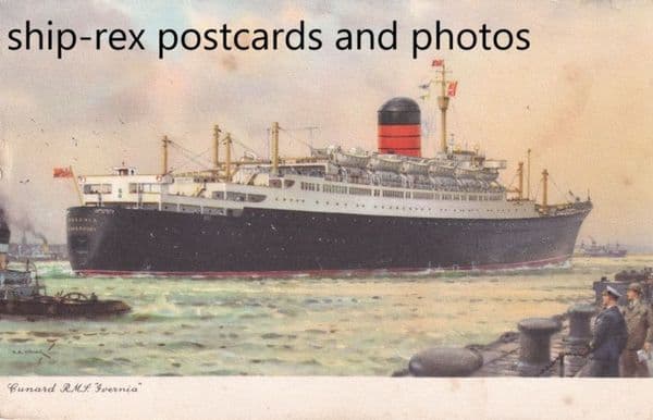 IVERNIA (1955, Cunard Line)~b6