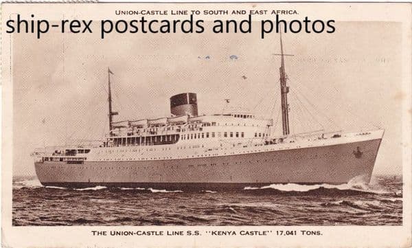 KENYA CASTLE (Union Castle)~a2