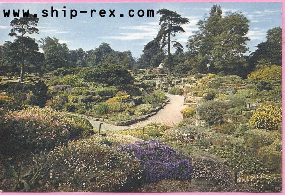 Kew Gardens - The Rockery - postcard