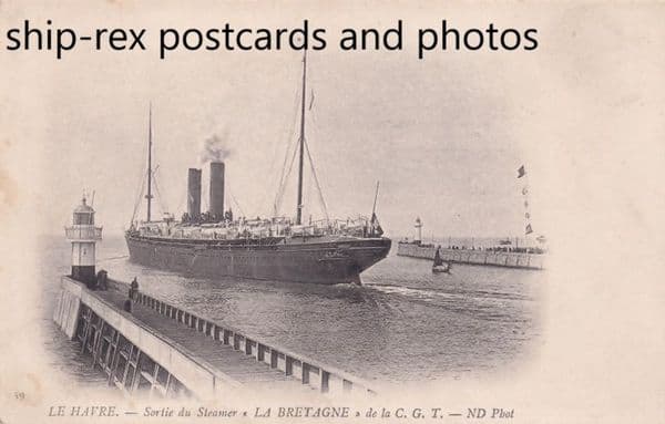 LA BRETAGNE (CGT/French Line)~b