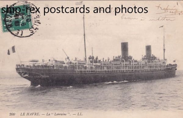LA LORRAINE (1900, CGT/French Line)~b