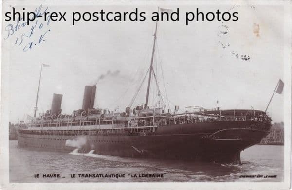 LA LORRAINE (1900, CGT/French Line)~c