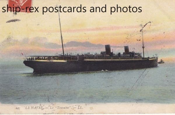 LA TOURAINE (CGT/French Line)~a
