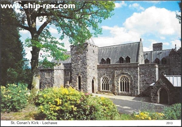 Lochawe, St. Conan's Kirk - postcard