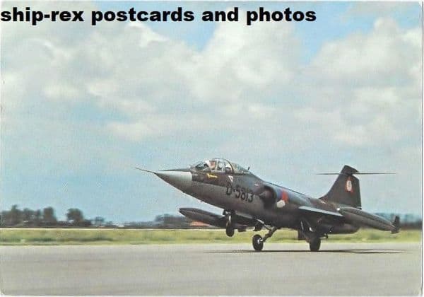 Lockheed F-104 G Starfighter, postcard