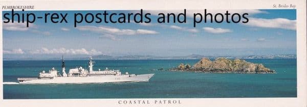 LONDON (1987, Royal Navy) off Pembrokeshire