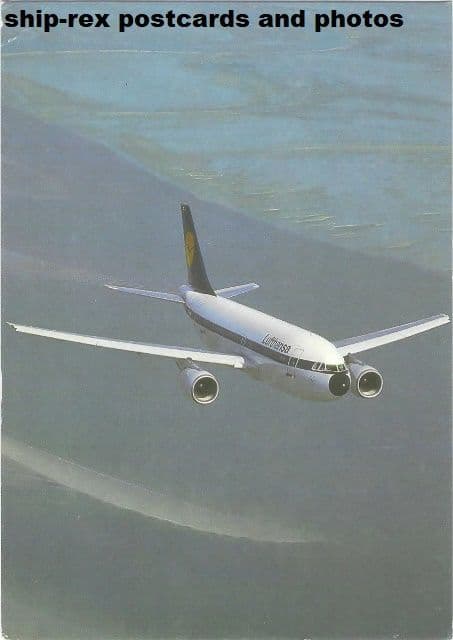 Lufthansa Airbus, postcard (b)