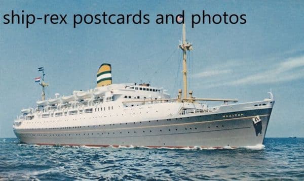 MAASDAM (1952, Holland America)~c1