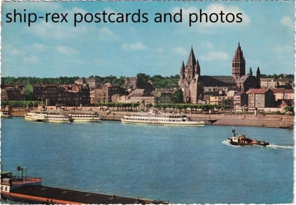 Mainz, Germany, & passenger boats