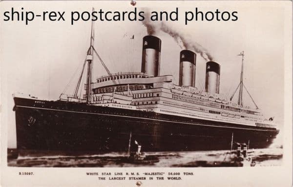 MAJESTIC (1922a, White Star Line) b2