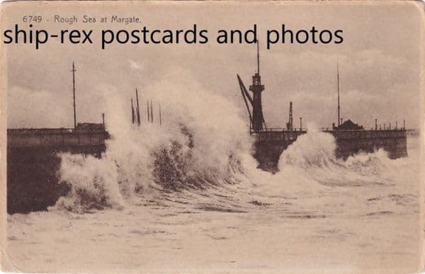 Margate, Kent, rough seas