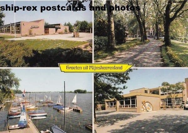 Mijnsheerenland (South Holland) multi-view postcard (b)