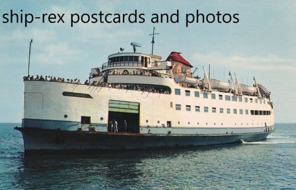 NANTUCKET (1957, Woods Hole...Steamship Authority)~a