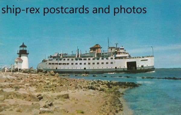 NANTUCKET (1957, Woods Hole...Steamship Authority)~d