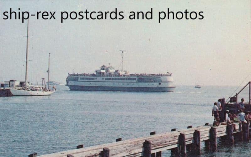 NANTUCKET (1974, Woods Hole...Steamship Authority)~a