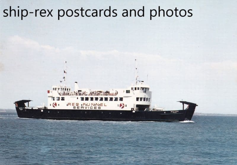 NETLEY CASTLE (1974a, Red Funnel)~a1