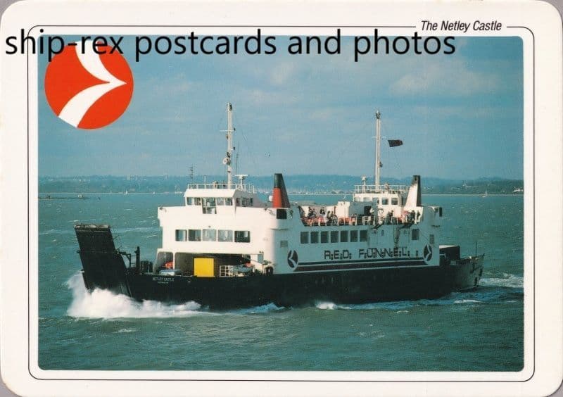 NETLEY CASTLE (1974b, Red Funnel)~a