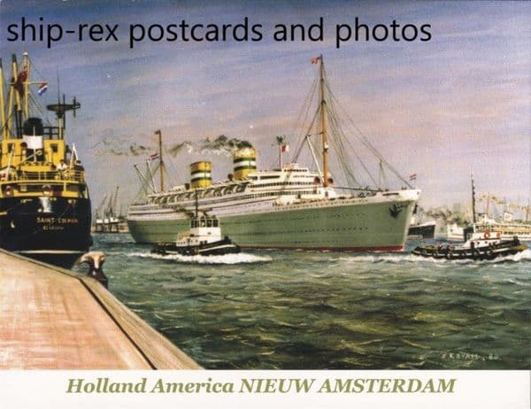 NIEUW AMSTERDAM (1938b, Holland America)~c