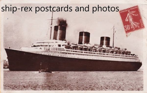 NORMANDIE (1935, CGT / French Line)~b