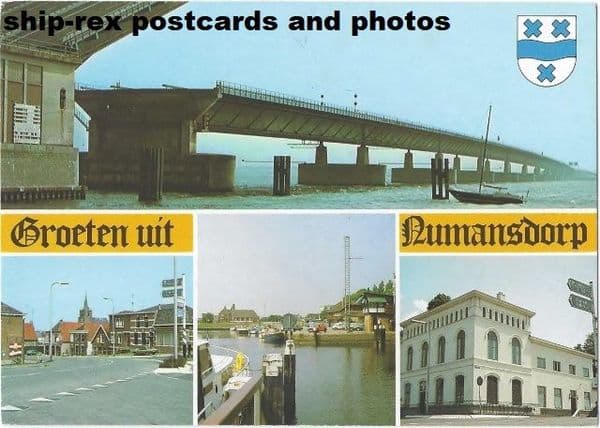 Numansdorp (South Holland) multi-view postcard