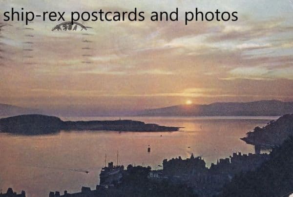 Oban, Argyllshire, sunset