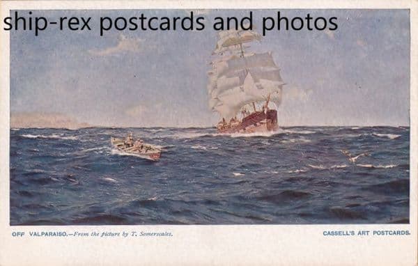 Off Valparaiso by Thomas Somerscales