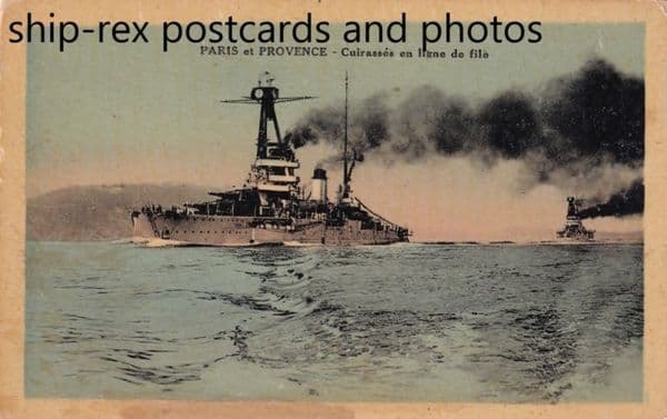 PARIS (1914a) & PROVENCE (1916)(French Navy)