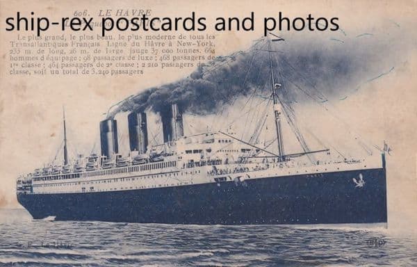 PARIS (1921, CGT / French Line) a