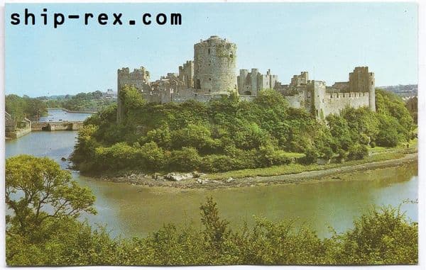 Pembroke Castle, Wales - postcard